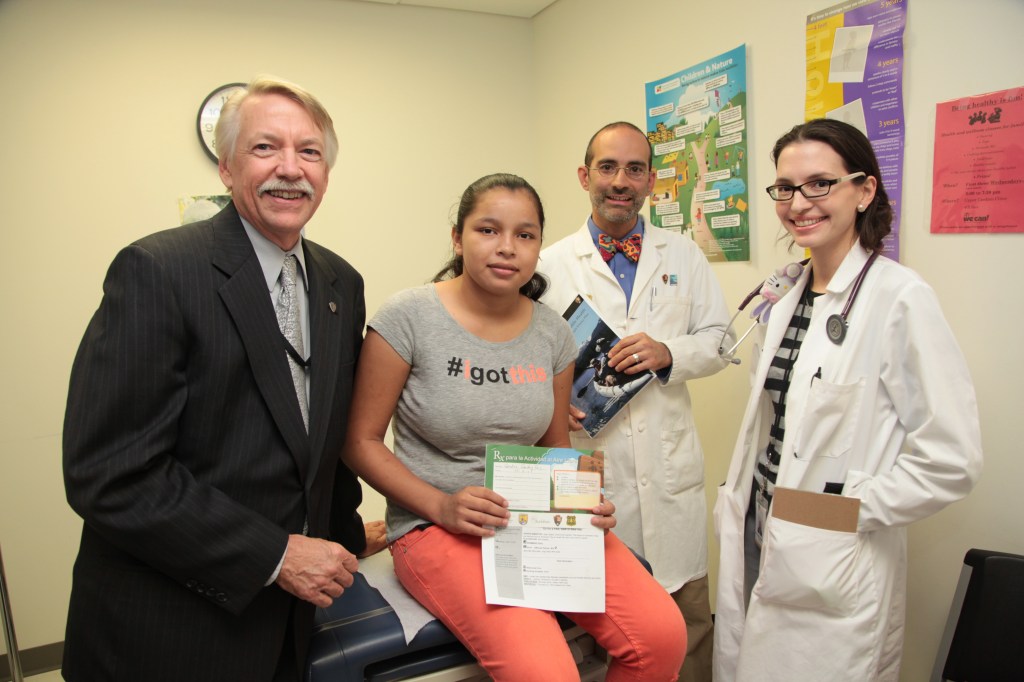 Dr. Robert Zarr, Jon Jon Jarvis (Director of the National Park Service and a patient at the Unity's Upper Cardozo Health Center