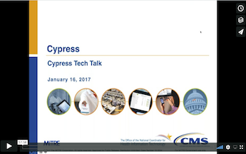 Cypress Tech Talk Slide from January 16