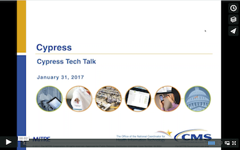 Cypress Tech Talk Slide from January 31