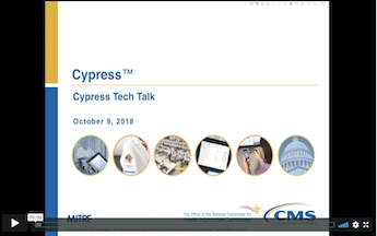 Cypress Tech Talk Slide from October 9