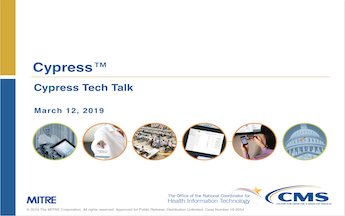 Cypress Tech Talk Slides from March 12, 2019