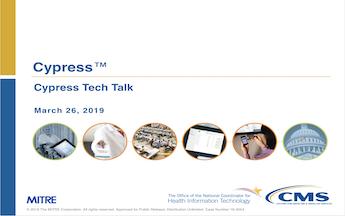 Cypress Tech Talk Slides from March 26, 2019