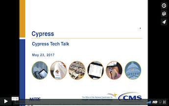 Cypress Tech Talk Slide from May 23