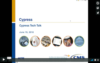 Cypress Tech Talk Slide from June 19