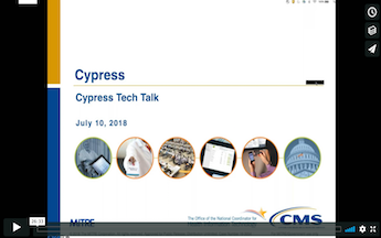 Cypress Tech Talk Slide from July 10