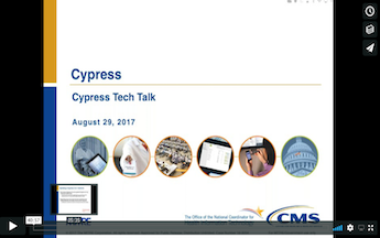 Cypress Tech Talk Slide from August 29