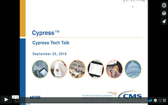 Cypress Tech Talk Slide from September 25