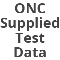 ONC Supplied Test Data Icon