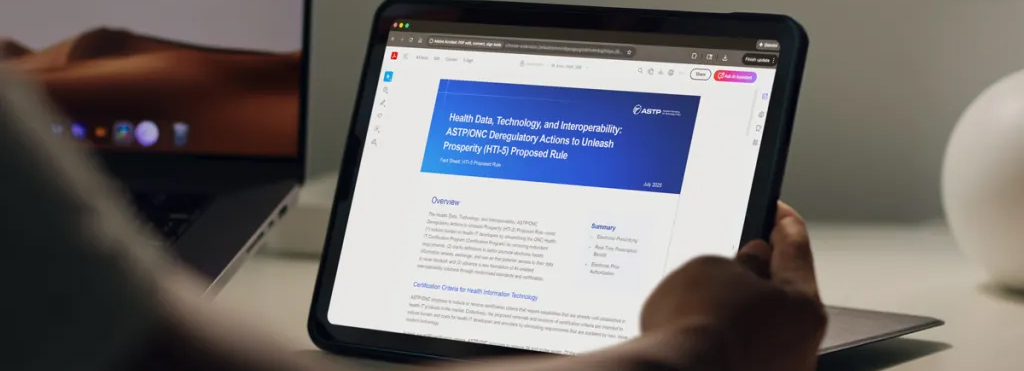 Health Data, Technology, and Interoperability: ASTP/ONC Deregulatory Actions to Unleash Prosperity (HTI-5) Proposed Rule